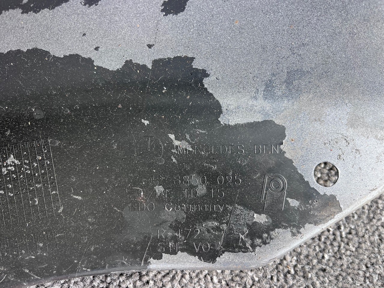 Mercedes Slk Sport Line A172 Mk3 2012-2015 Front Bumper 6 Pdc Genuine [e269]