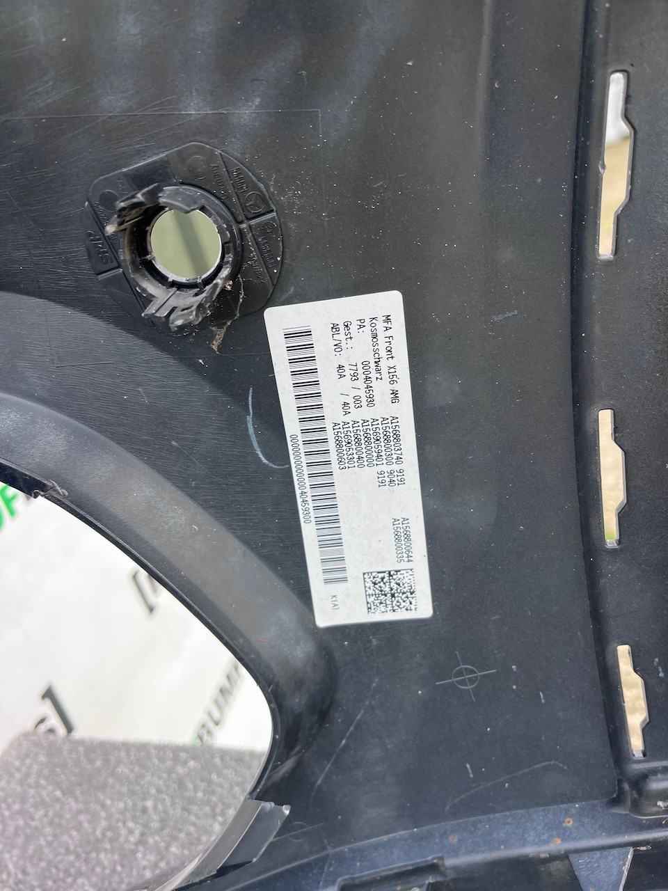 Mercedes Gla Amg Line 4 Matic A156 2012-2016 Front Bumper 6 Pdc Genuine [e365]