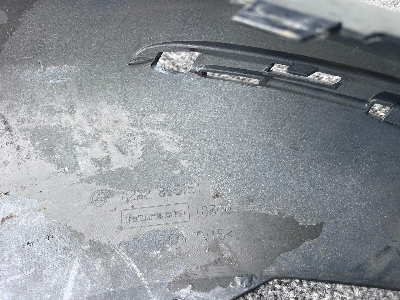 Mercedes S Class Amg A222 Saloon 2017-2020 Front Bumper 6 Pdc Genuine [e367]