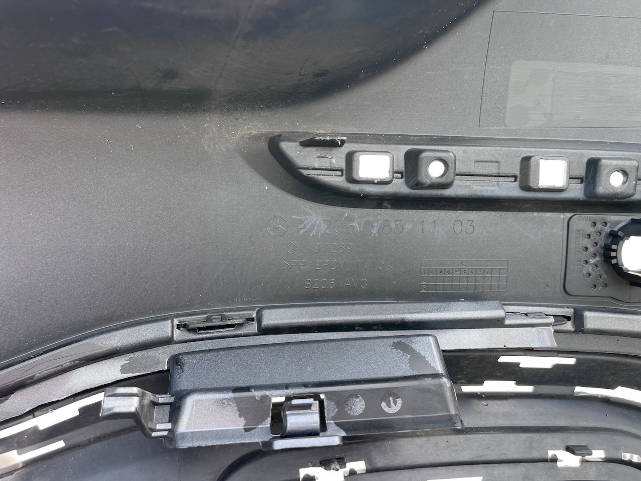 Mercedes C Class Amg A206 Lift Wagon 2022-2026 Rear Bumper 6 Pdc Genuine [e370]