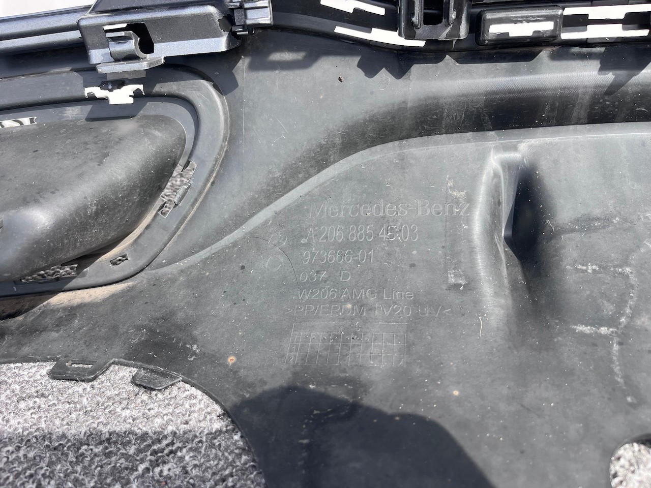 Mercedes C Class Amg A206 Lift Wagon 2022-2026 Rear Bumper 6 Pdc Genuine [e370]