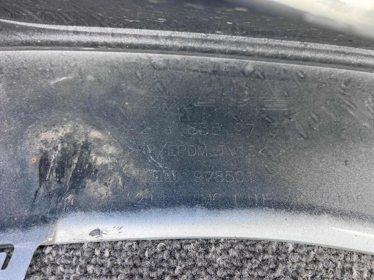 Mercedes E Class Amg Saloon A214 2024-2027 Front Bumper 6 Pdc Genuine [e385]