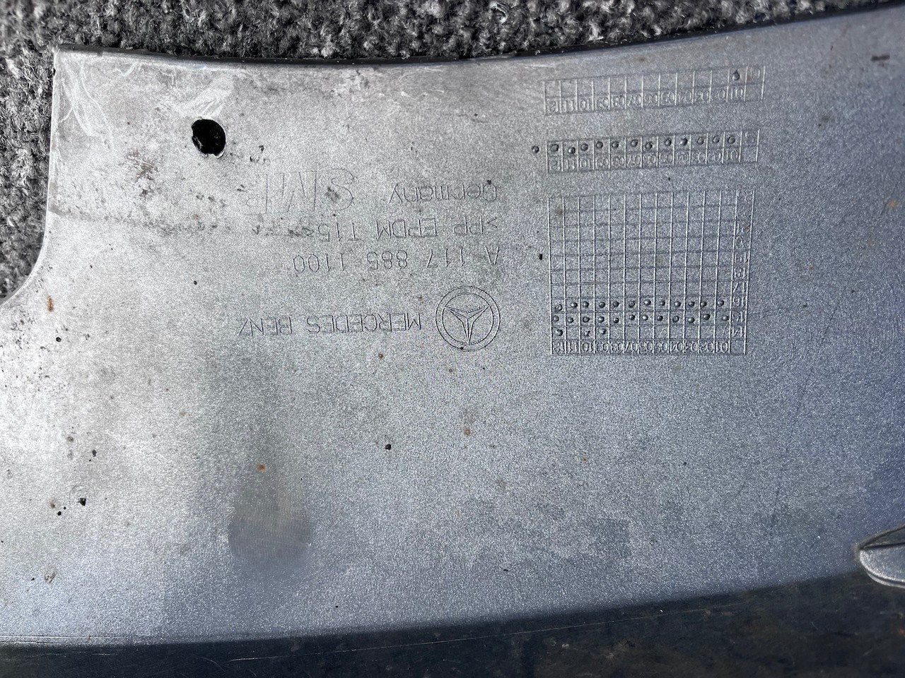 Mercedes Cla Se Sport A117 Lift 2016-2019 Front Bumper 6 Pdc Genuine [e387]