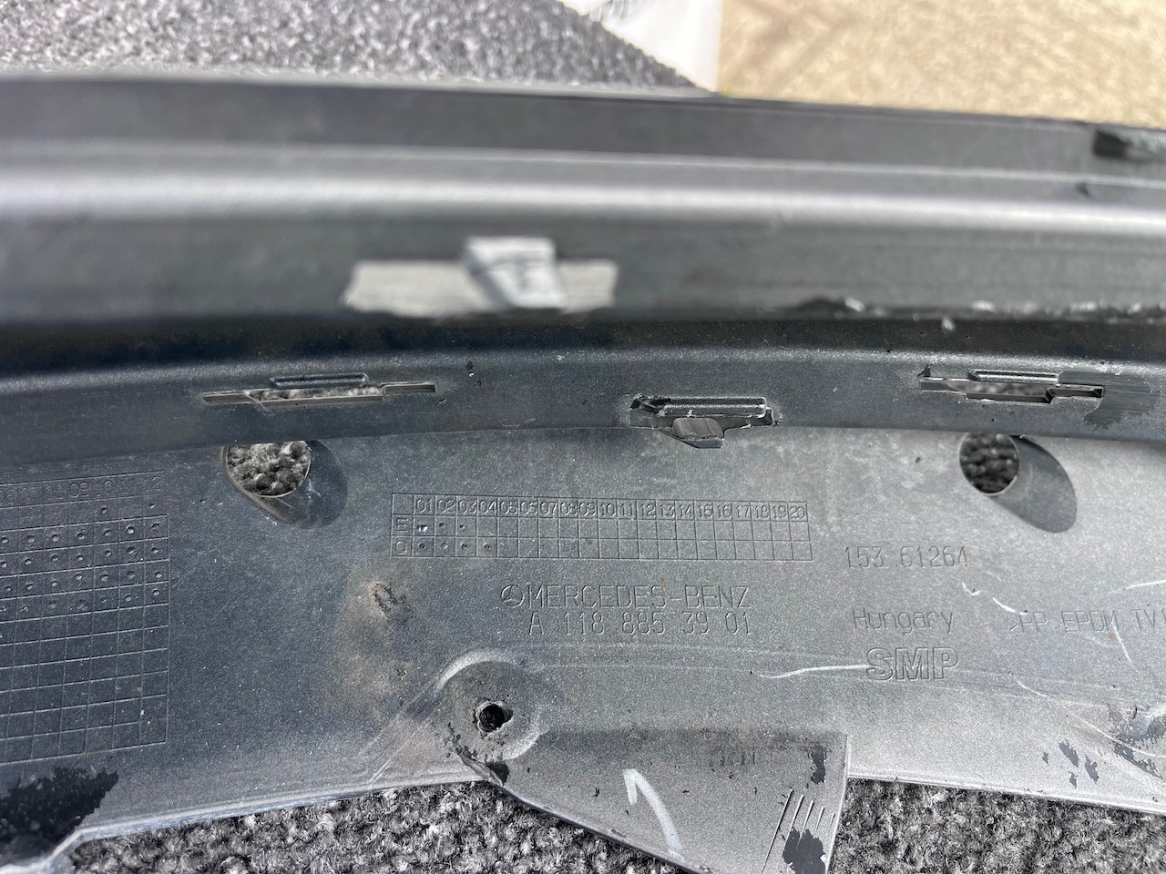 Mercedes Cla Amg Line A118 Shooting Brake 2019-2023 Front Bumper  Genuine [e418]