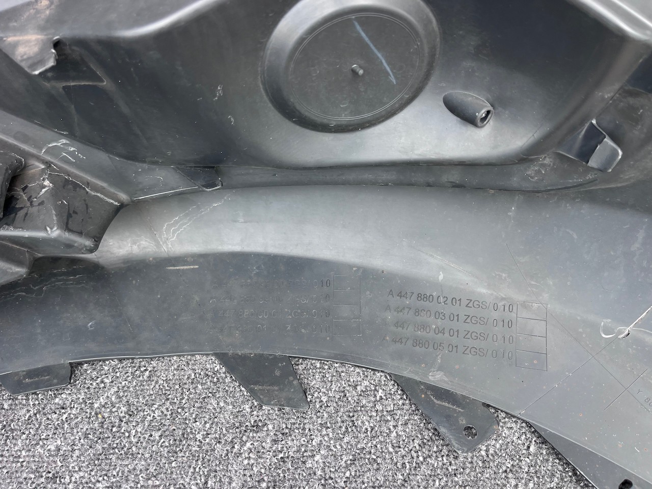 Mercedes Vito Premium Tourer A447 2015-2023 Front Bumper 6 Pdc Genuine [e426]
