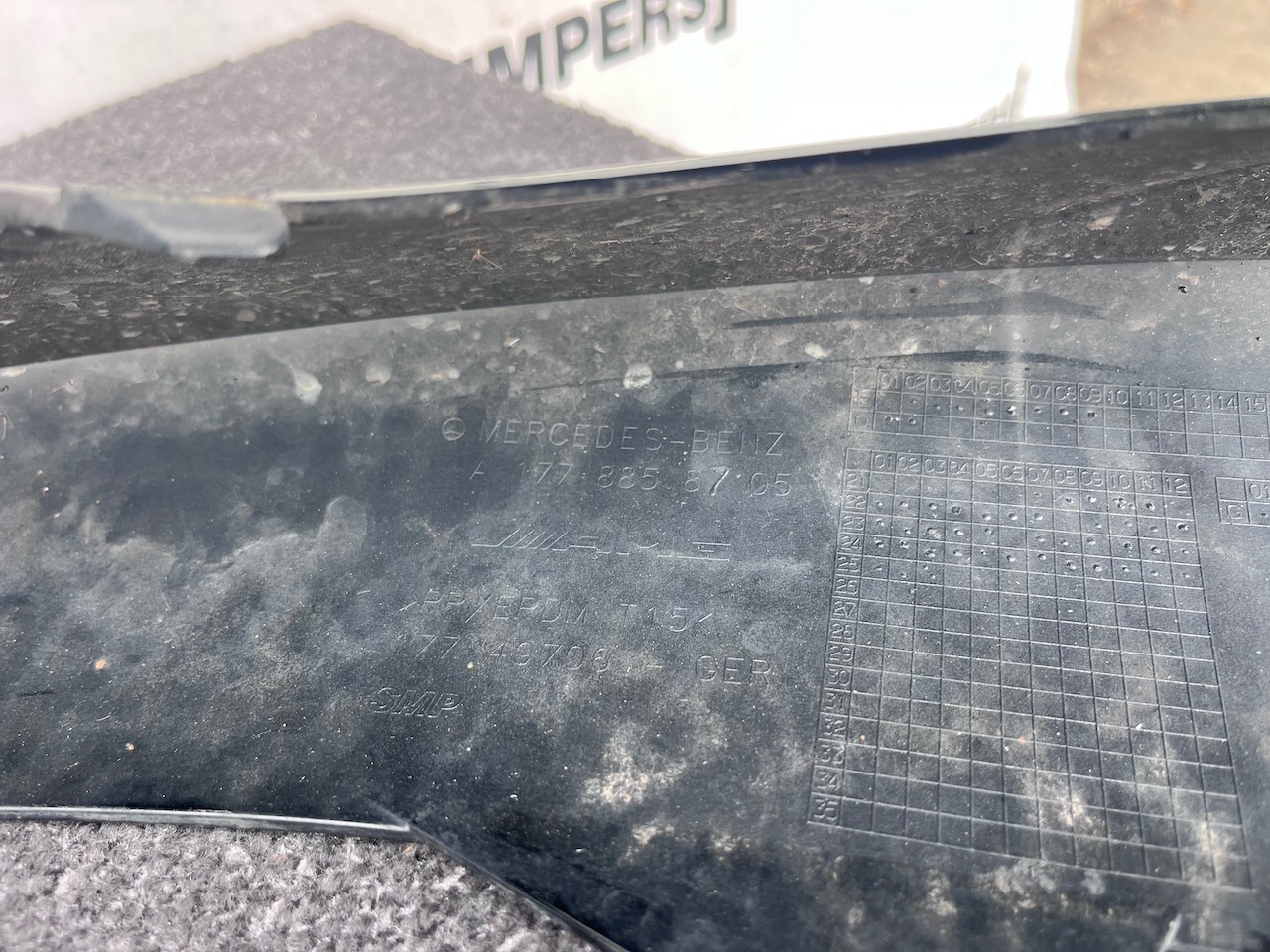 Mercedes A Class Amg A177 Lift Hatch 2023-2025 Front Bumper 6 Pdc Genuine [e450]