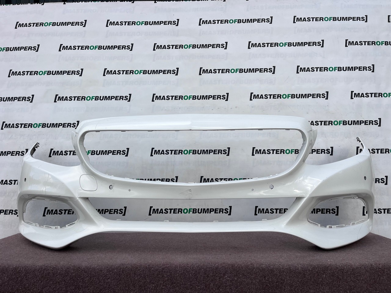 Mercedes C Class Se A205 Premium 2015-2018 Front Bumper 6 Pdc Genuine [e590]