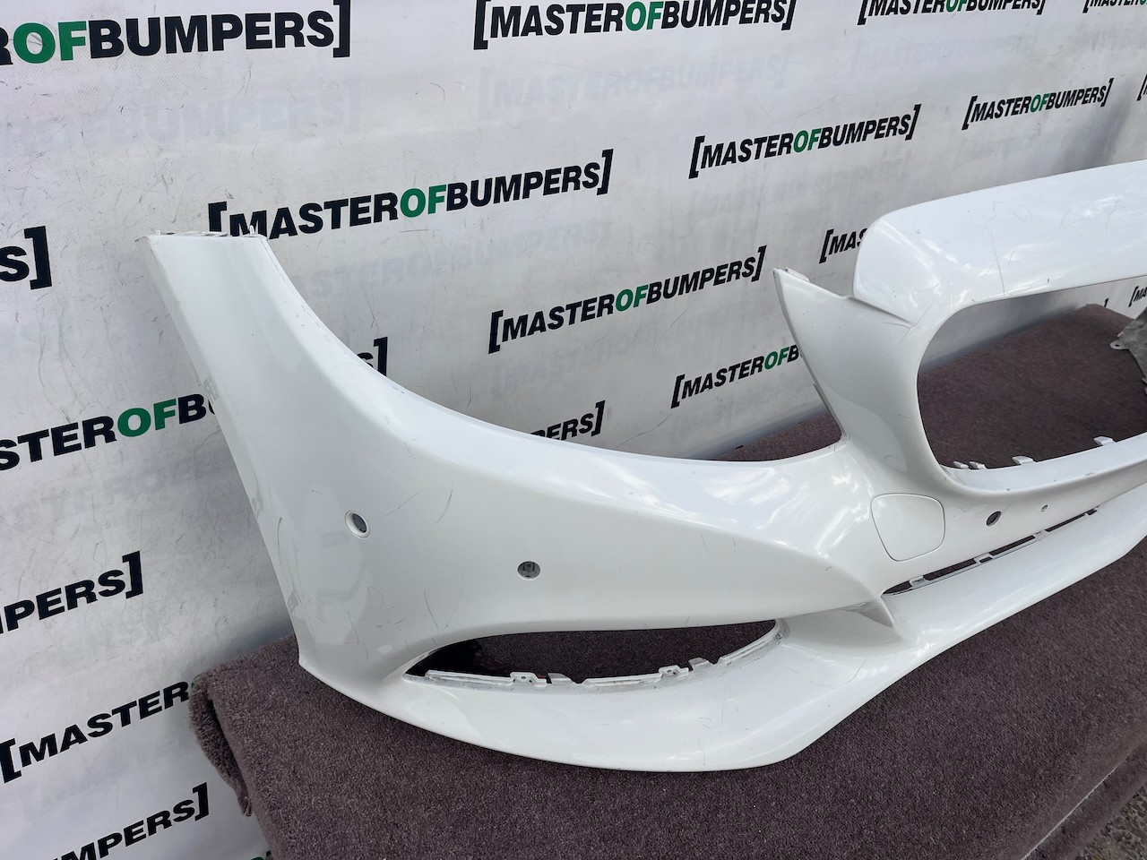 Mercedes C Class Se A205 Premium 2015-2018 Front Bumper 6 Pdc Genuine [e590]