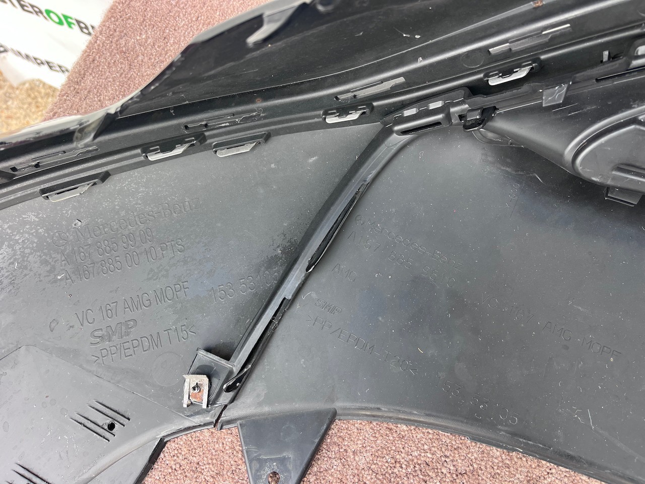 Mercedes Gle Amg Sport A167 Lift 2023-2026 Front Bumper 6 Pdc Genuine [e500]
