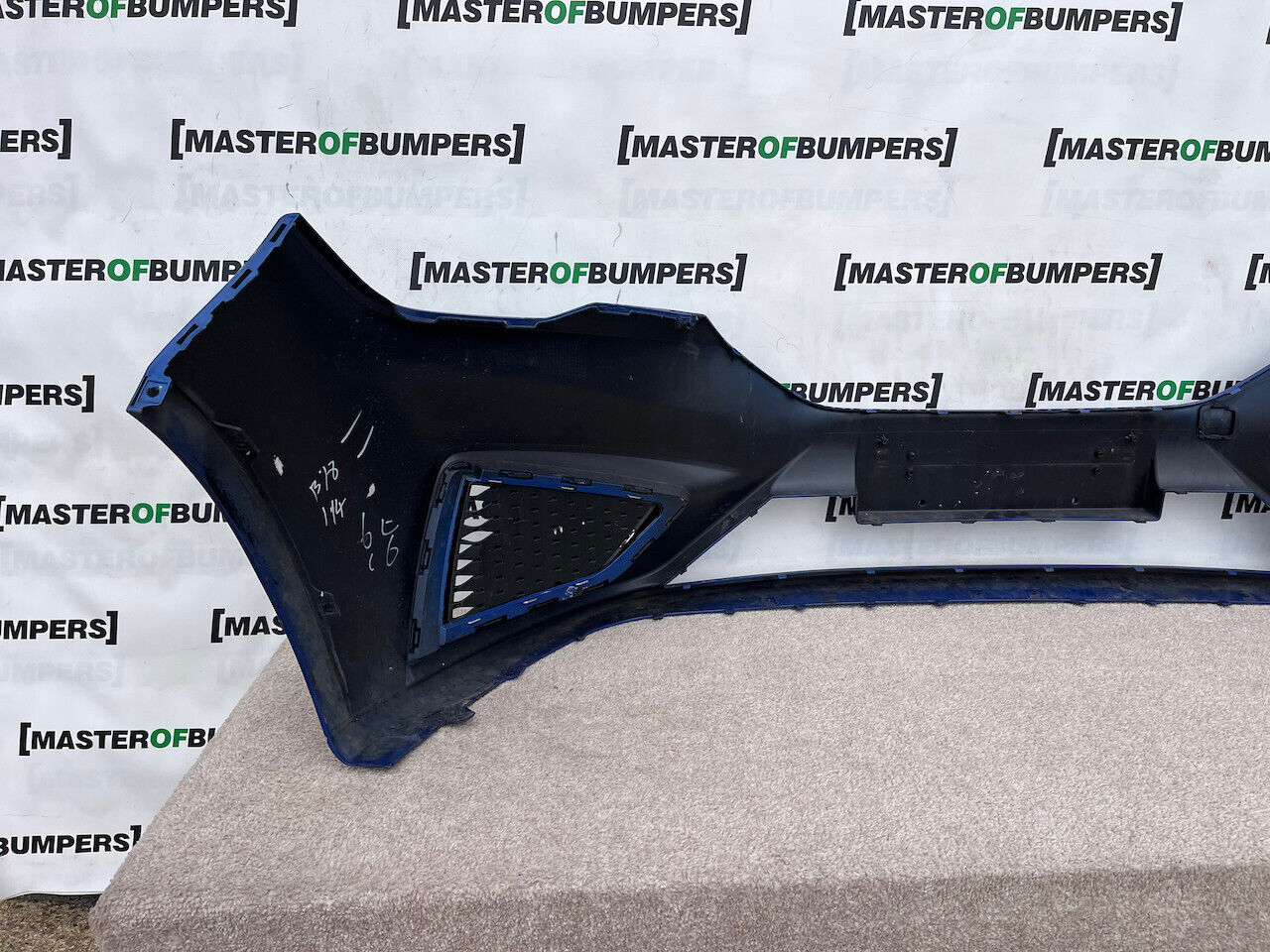 Mg Mg3 Exclusive Face Lift Hatchback 2018-2023 Front Bumper Blue Genuine [p100]