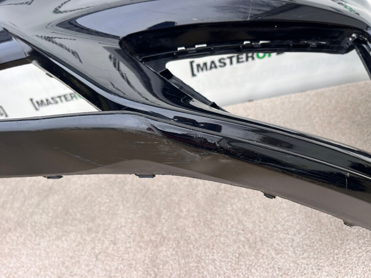 Mg Mg3 Exclusive Face Lift Hatchback 2018-2023 Front Bumper Black Genuine [p982]