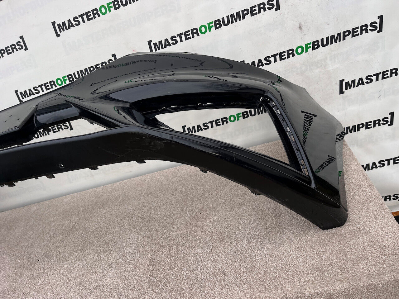 Mg Mg3 Exclusive Face Lift Hatchback 2018-2023 Front Bumper Black Genuine [p982]