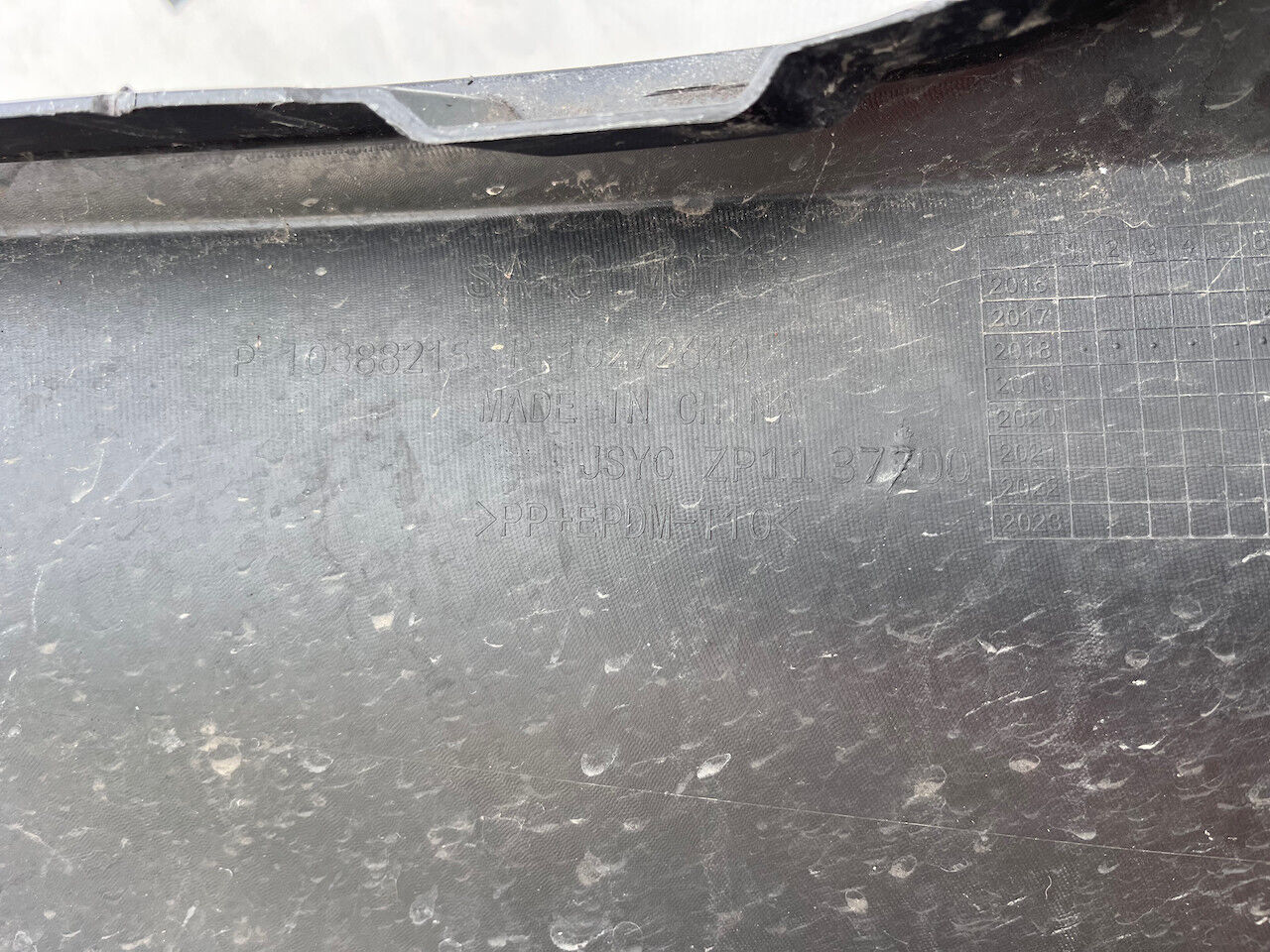 Mg Mg3 Exclusive Face Lift Hatchback 2018-2023 Front Bumper Black Genuine [p982]