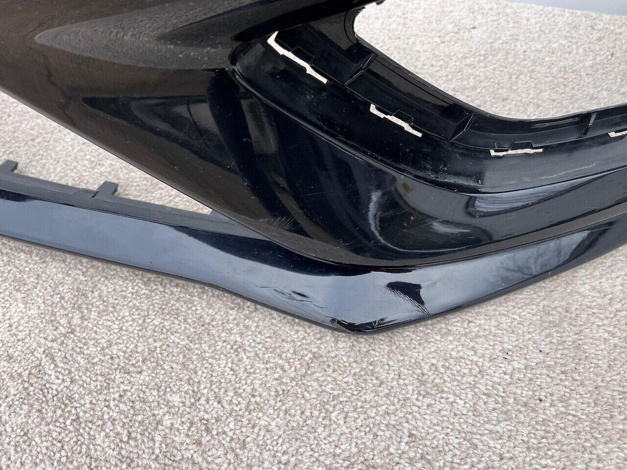 Mg Mg3 Exclusive Face Lift Hatchback 2018-2023 Front Bumper Black Genuine [p982]