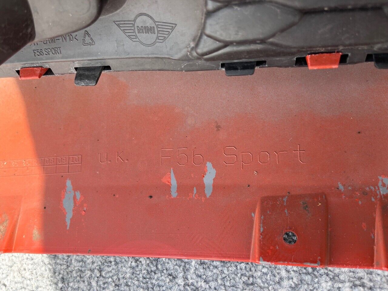 Mini Cooper S F56 3 Doors Only 2014-2020 Rear Bumper 4 Pdc Genuine [p675]