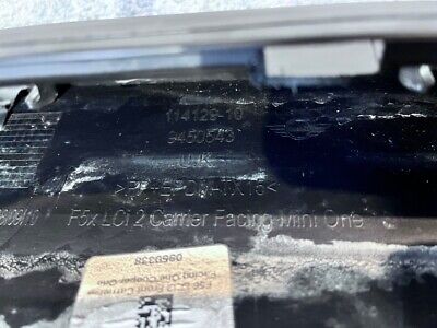 Mini Cooper One F56 F55 Lci 2021-on Front Bumper Carier Textured Genuine [1]