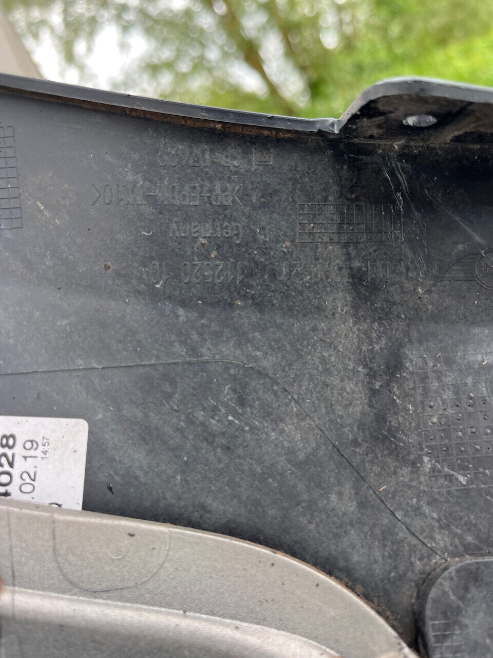 Mini Countryman F60 Se 2017-2020 Front Bumper Grey 4 Pdc Genuine [p87]