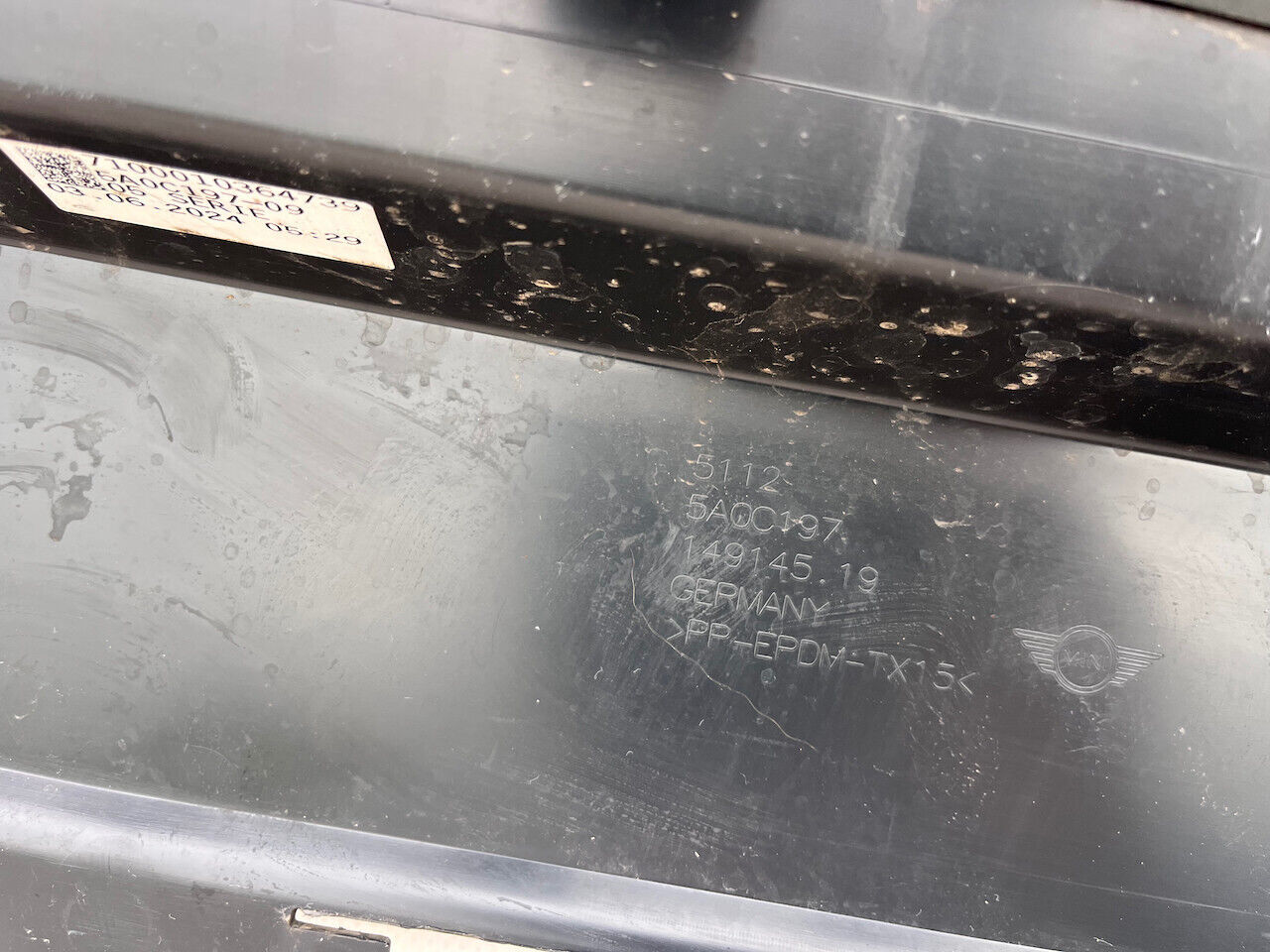 Mini Countryman Classic Se Mk3 2024-on Rear Bumper 6 Pdc Genuine [p362]