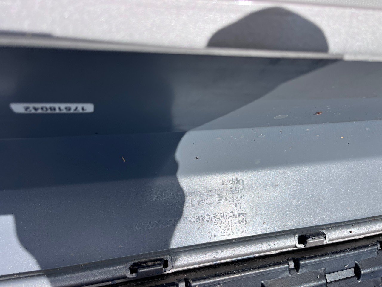 Mini One Jcw F55 Lci Hatchback 2021-2025 Rear Bumper 4 Pdc Genuine [p479]