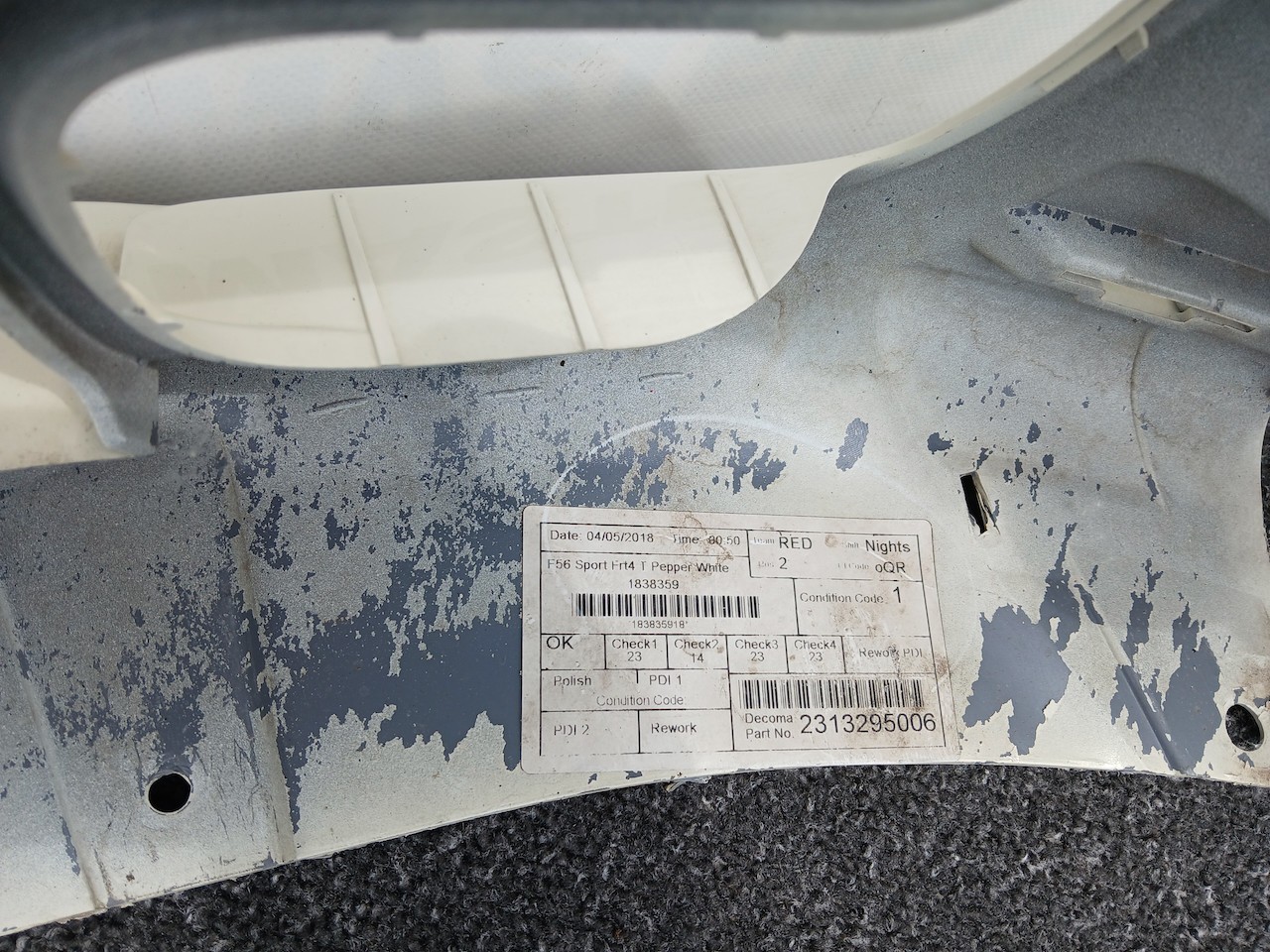 Mini Cooper S F56 Hatchback 2014-2019 Front Bumper Genuine [p702]