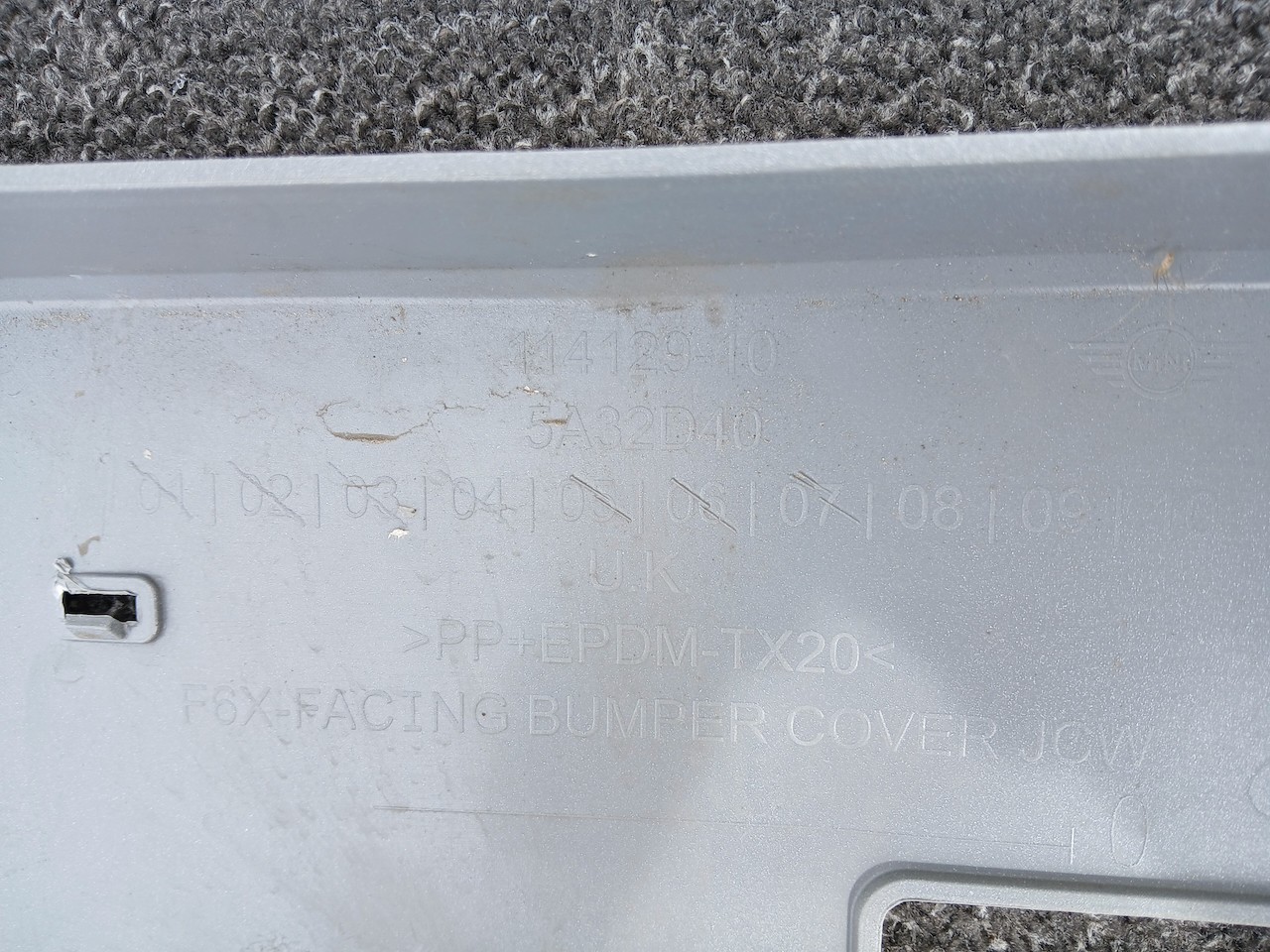 Mini Cooper Jcw F6x Hatchback 2025-2027 Front Bumper Pdc Genuine [p701]