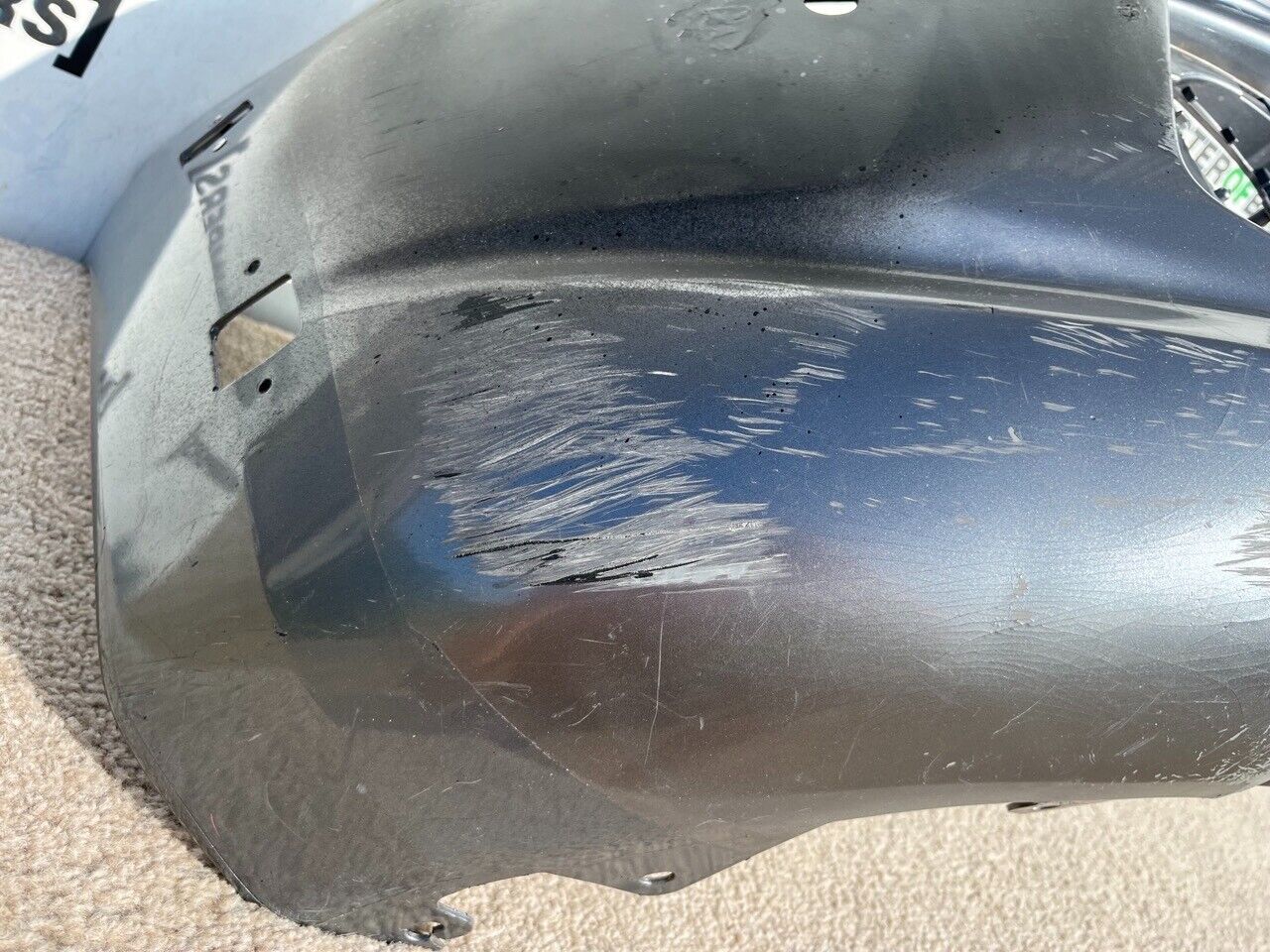 Mitsubishi L200 Barbarian Titan 16-19 Front Bumper 4 Pdc + Jets Genuine [m353]