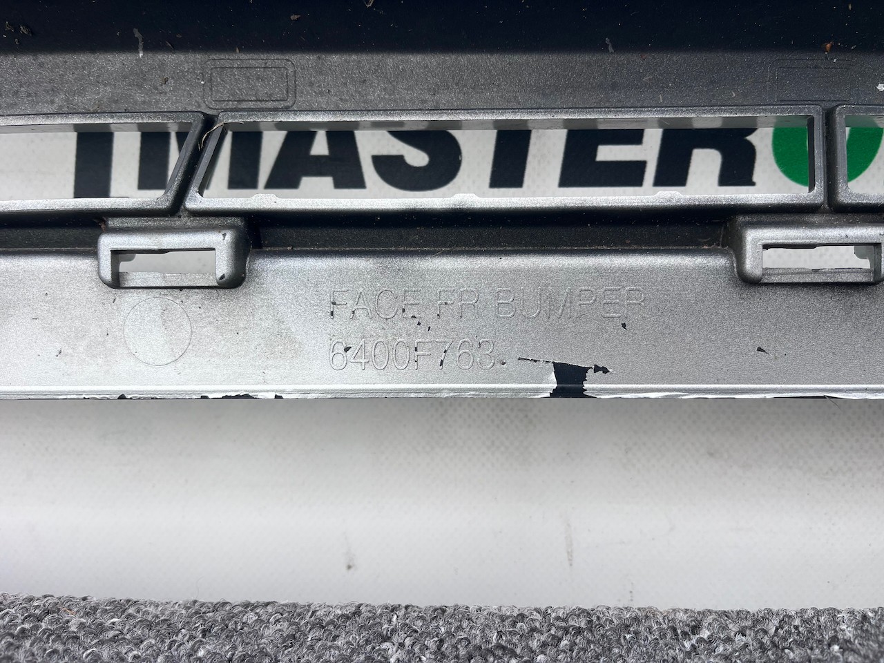 Mitsubishi L200 Warior Double Cab 2016-2019 Front Bumper No Jets Genuine [m327]