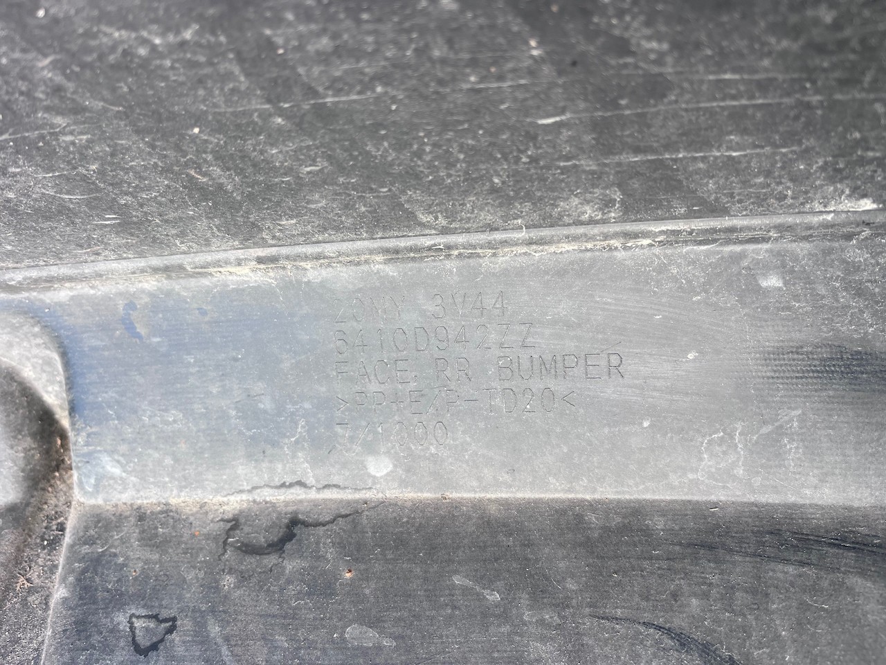 Mitsubishi Mirage Design 2020-2024 Rear Bumper No Pdc Genuine [m491]