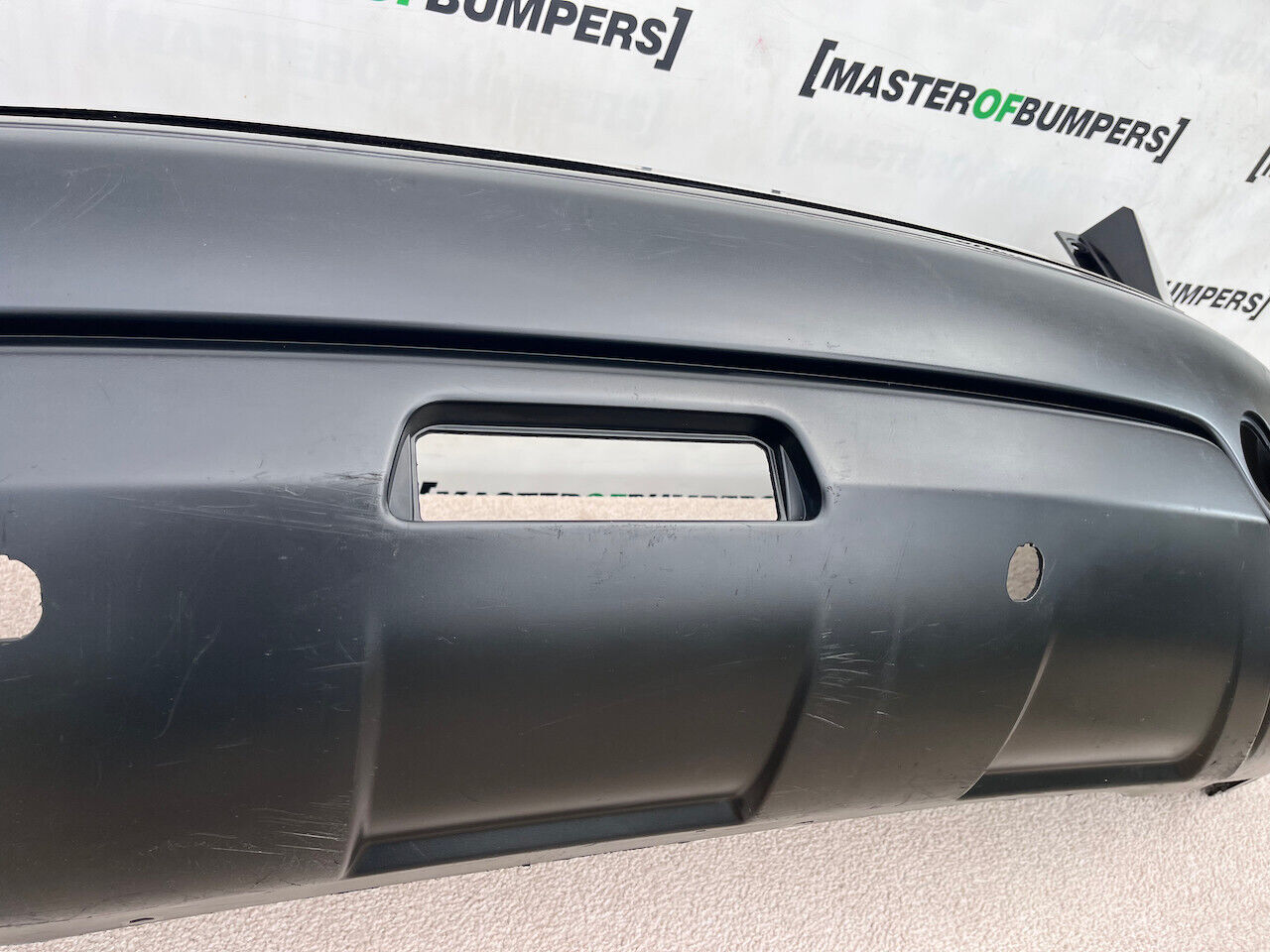 Nissan Qashqai Mk1 Lift 2010-2014 Rear Bumper Black 4 Pdc Genuine [l536]