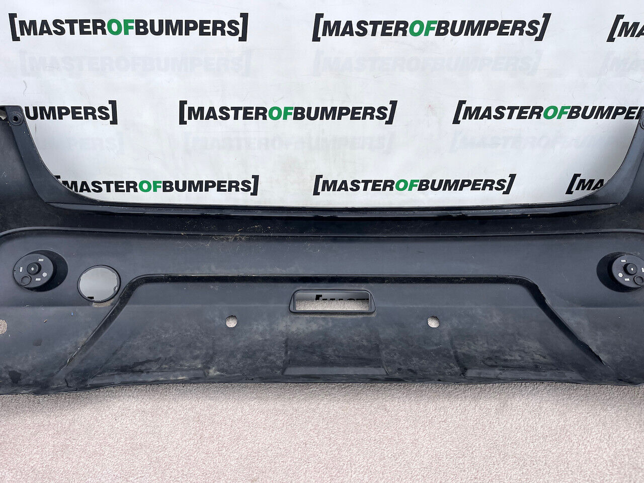 Nissan Qashqai Mk1 Lift 2010-2014 Rear Bumper Black 4 Pdc Genuine [l536]