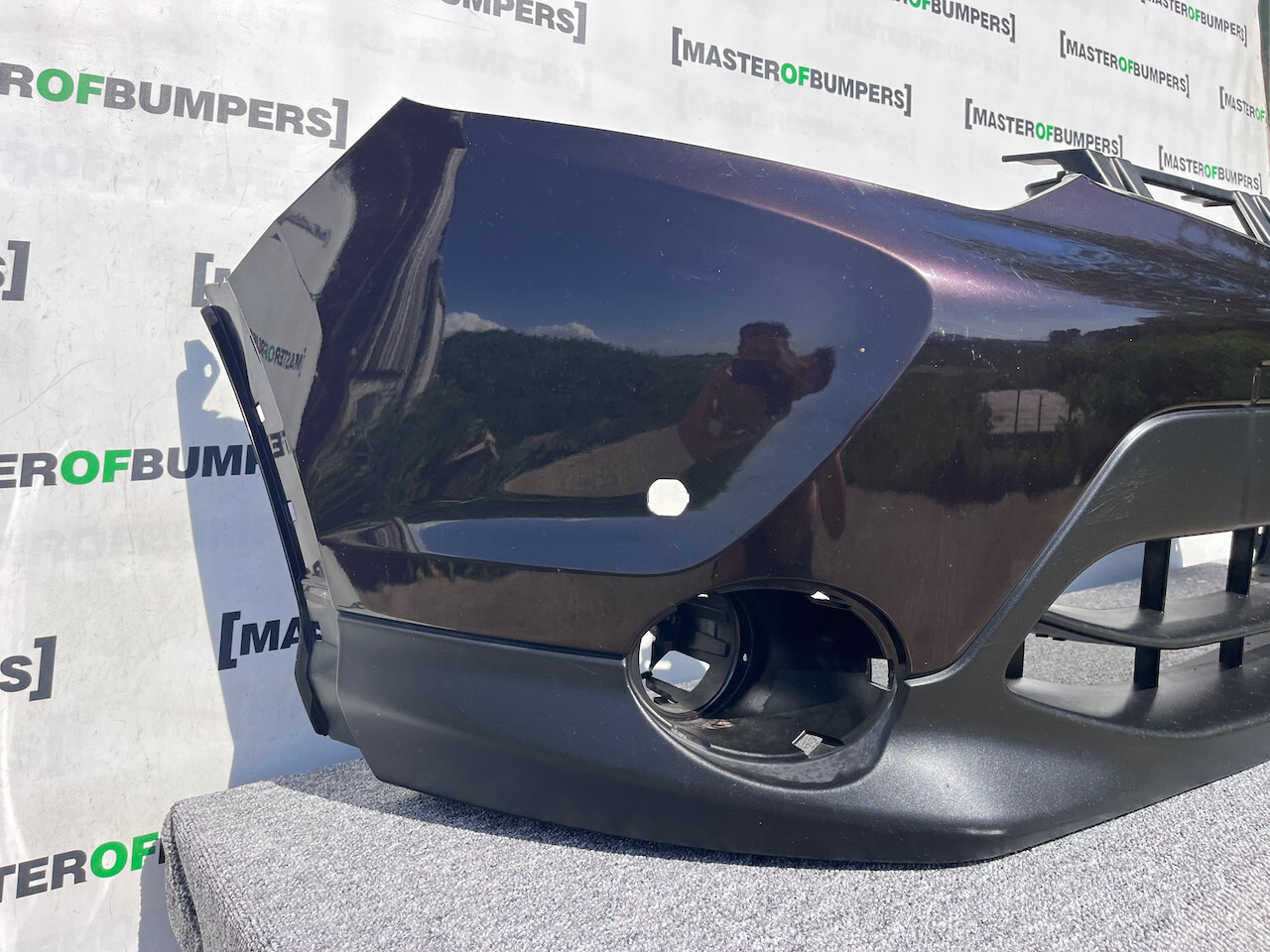 Nissan Qashqai Tekna Mk2 2014-2017 Front Bumper 4 Pdc No Jets Genuine [l625]