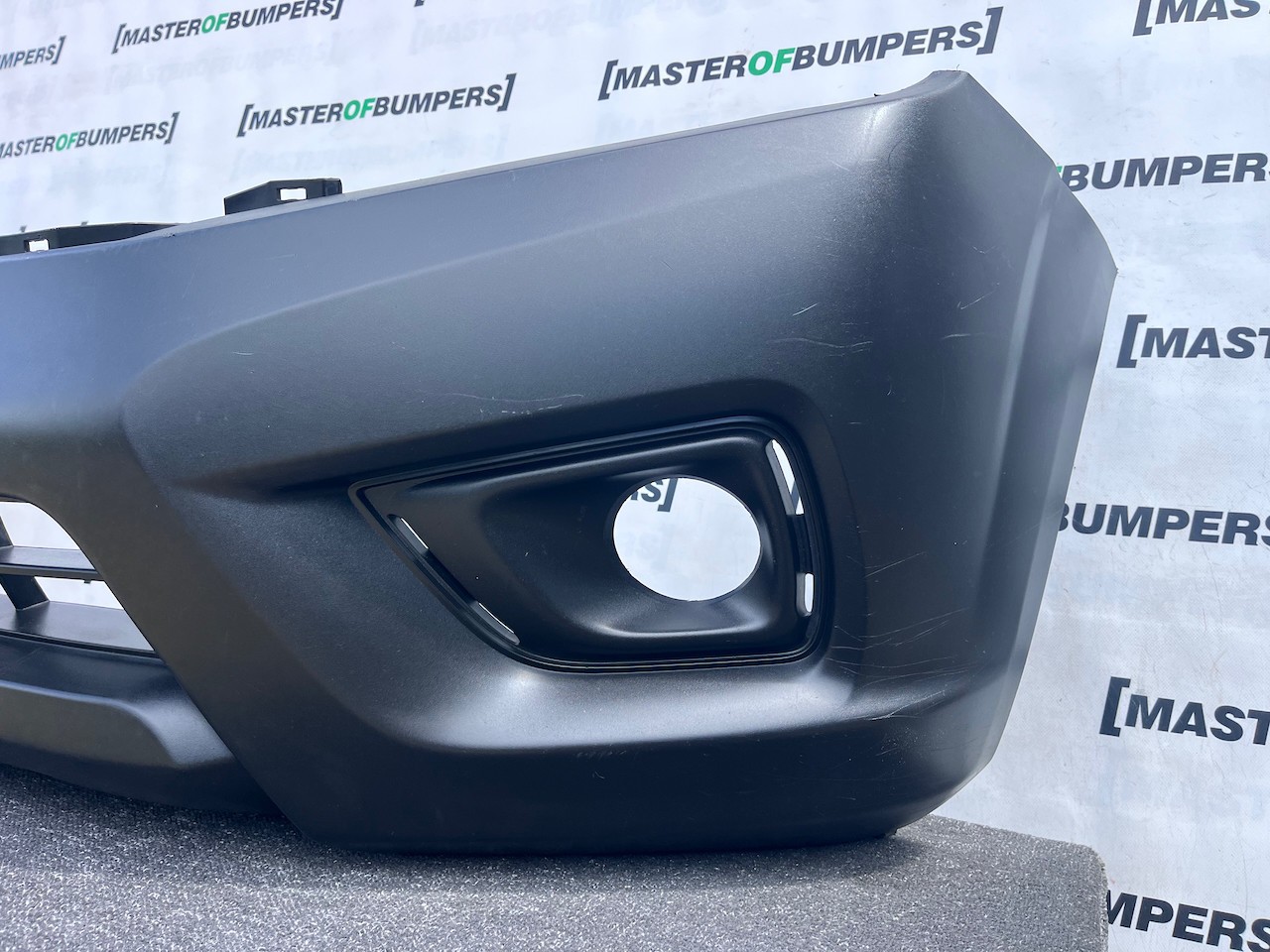 Nissan Navara Pick Up Mk4 2016-2021 Front Bumper Textured No Jets Genuine [l722]
