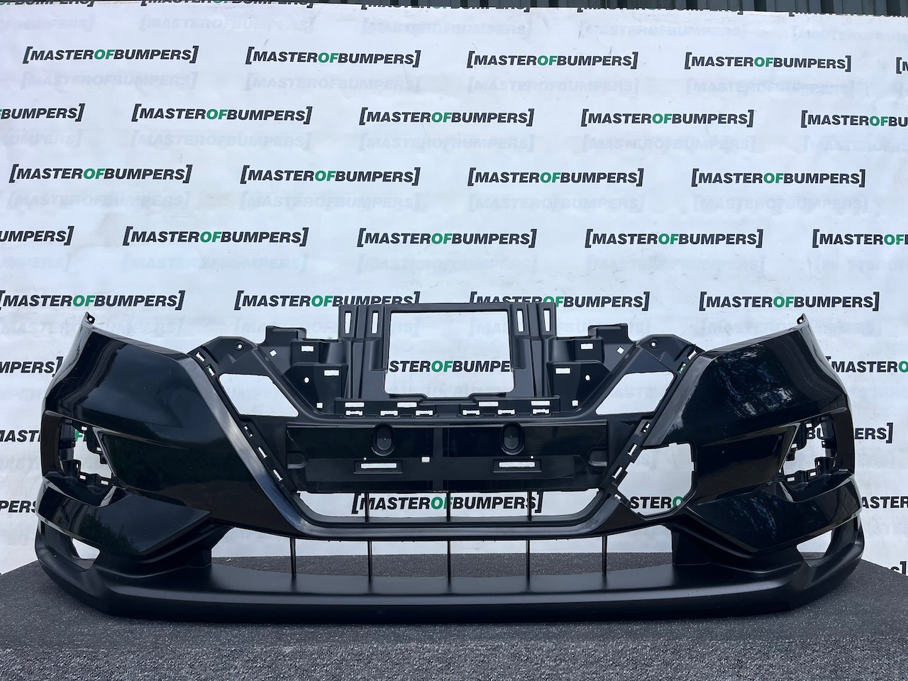 Nissan Qashqai Tekna Mk2 Lift 2017-2020 Front Bumper 6 Pdc No Jets Genuin [l732]