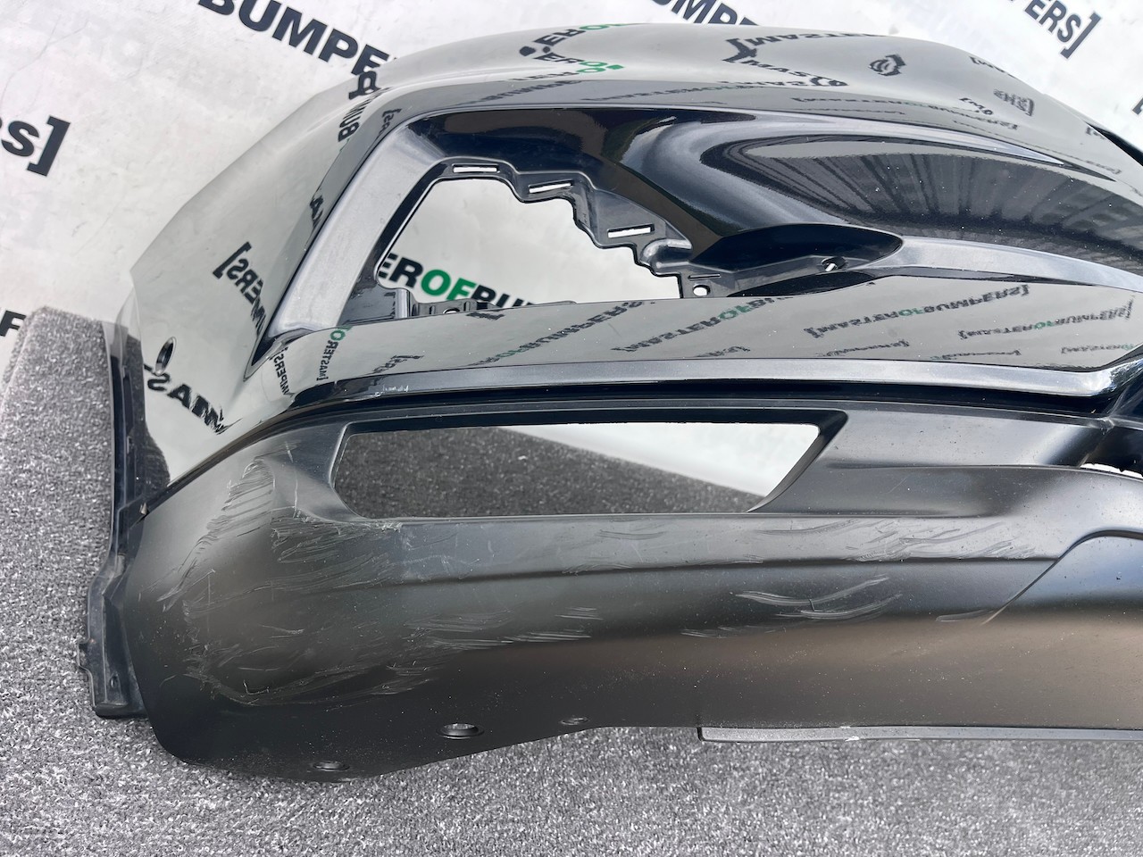Nissan Qashqai Tekna Mk2 Lift 2017-2020 Front Bumper 6 Pdc No Jets Genuin [l732]