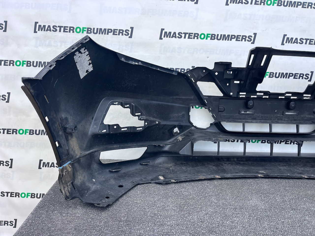 Nissan Qashqai Tekna Mk2 Lift 2017-2020 Front Bumper 6 Pdc No Jets Genuin [l732]