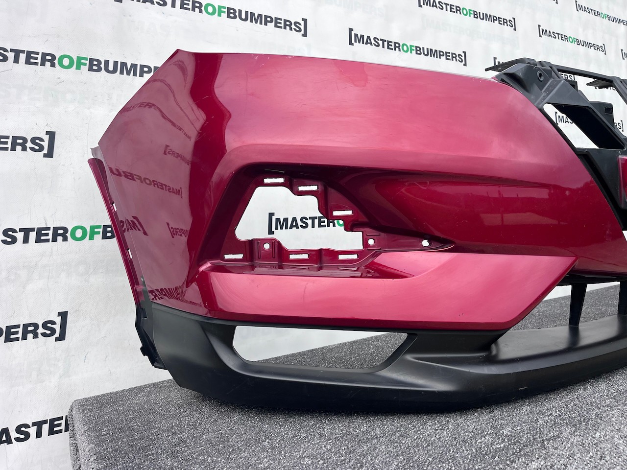 Nissan Qashqai Tekna Mk2 Lift 2017-2020 Front Bumper No Pdc Genuin [l706]