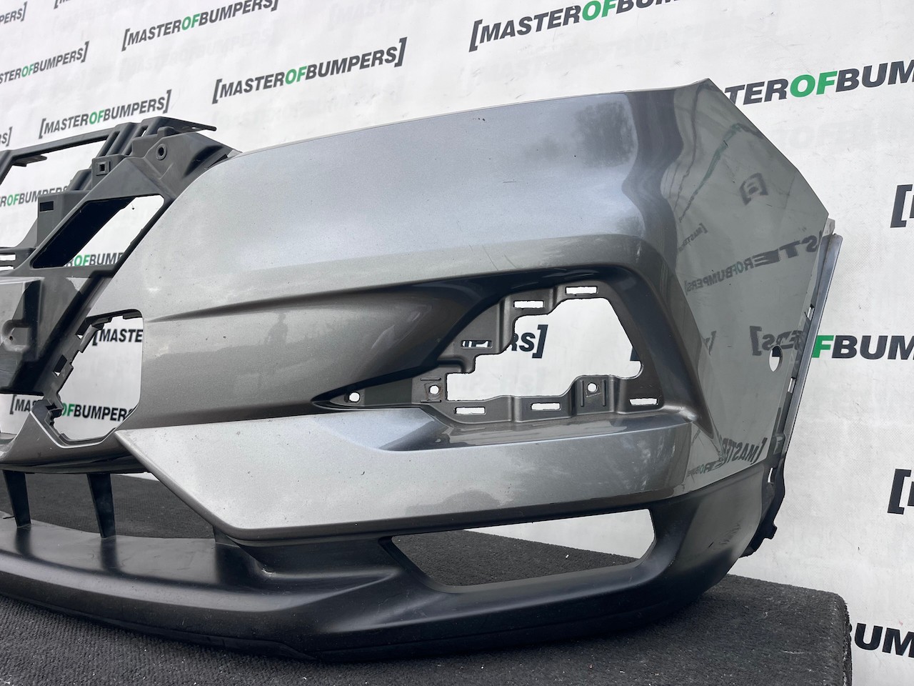Nissan Qashqai Tekna Mk2 Lift 2017-2020 Front Bumper 6 Pdc No Jets Genuin [l728]