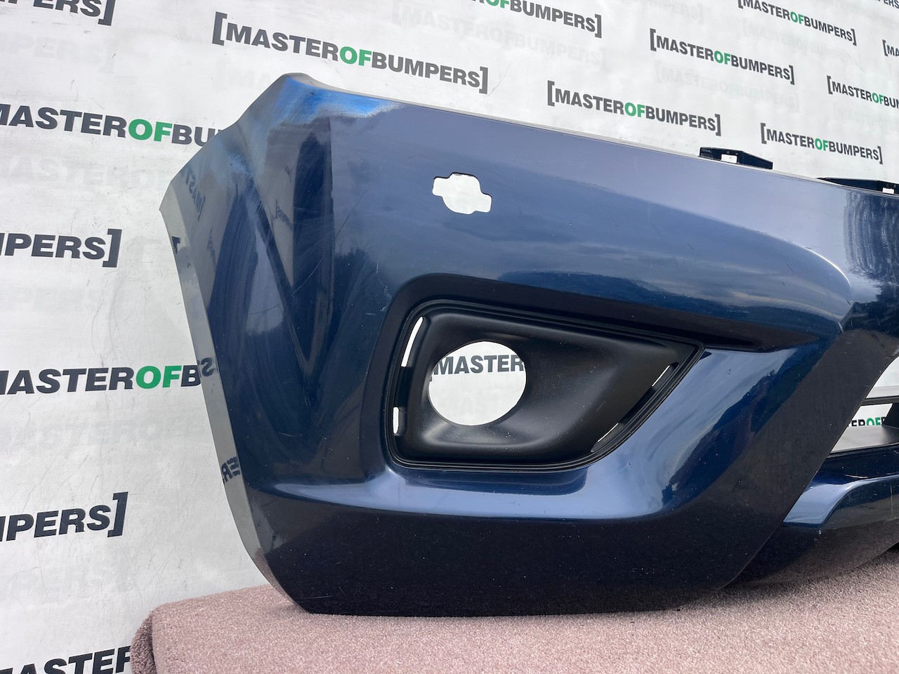 Nissan Navara Tekna Pick Up Mk4 2016-2021 Front Bumper + Jets Genuine [l746]