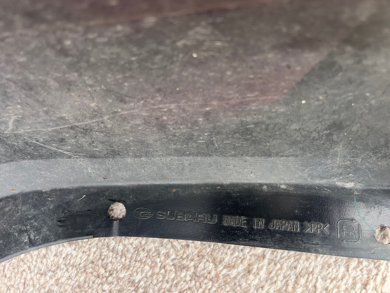 Subaru Outback Premium Mk5 Lift 2018-2019 Front Bumper Jets Holes Genuine [p337]