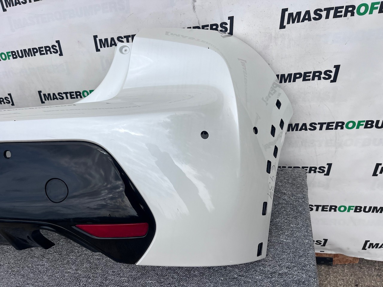 Peugeot 208 Gt Line Mk2 2020-2023 Rear Bumper 6 Pdc Genuine [c431]