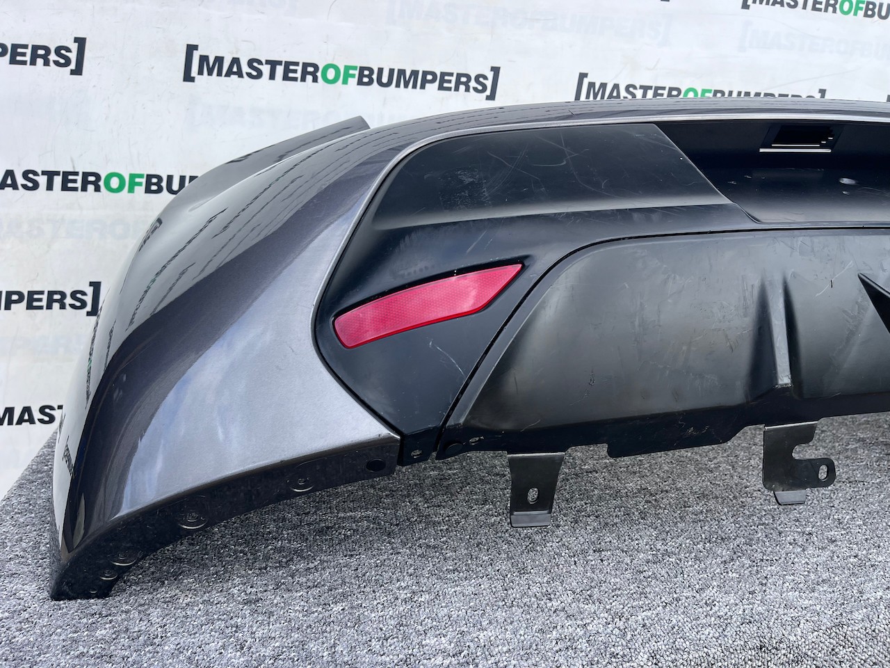 Peugeot 208 Se Pure Tech Mk2 Hatch 2020-2023 Rear Bumper No Pdc Genuine [c450]