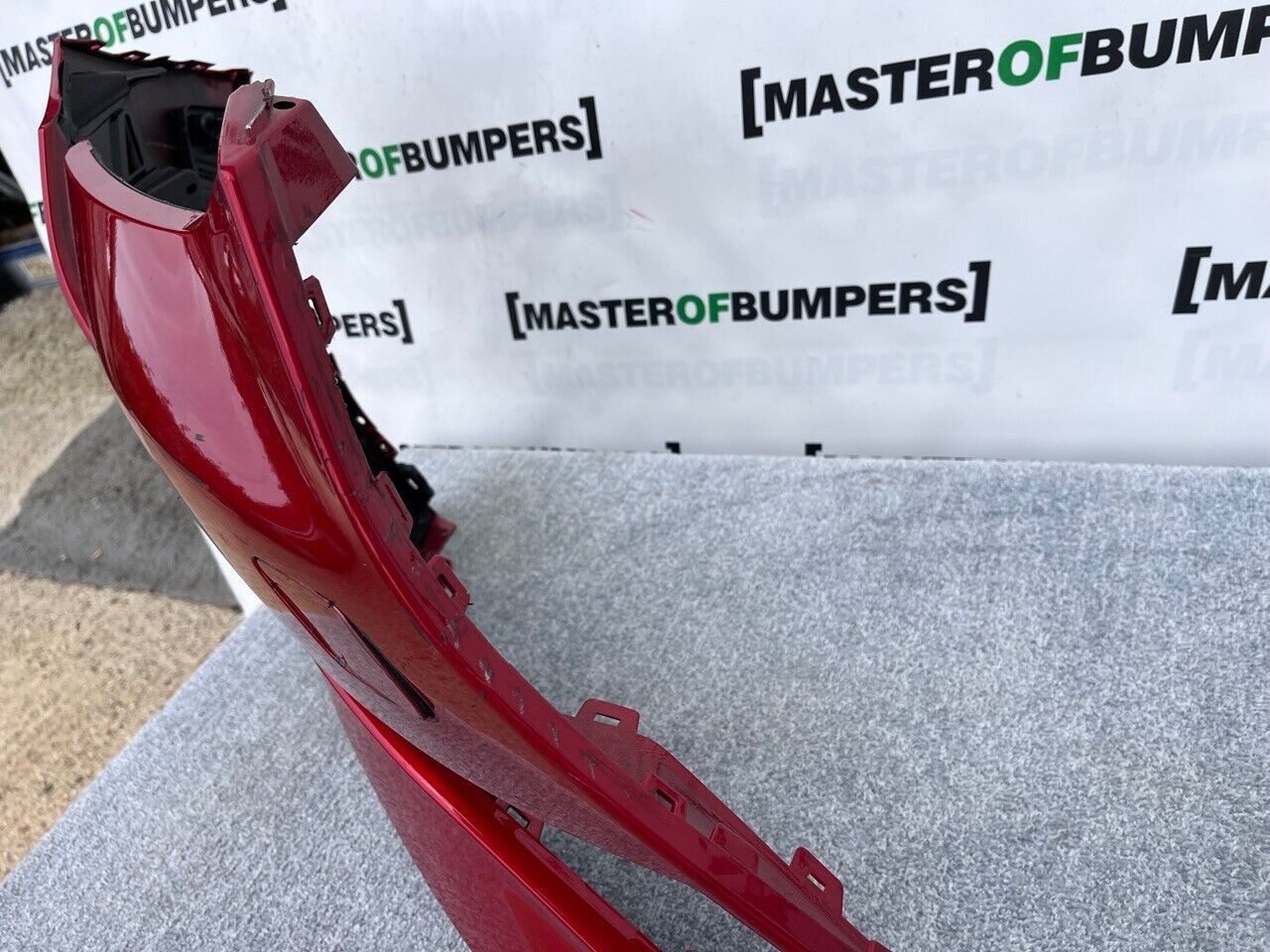 Peugeot 208 Gt Line Mk2 2020-on Front Bumper Red 6 Pdc Genuine [c296]