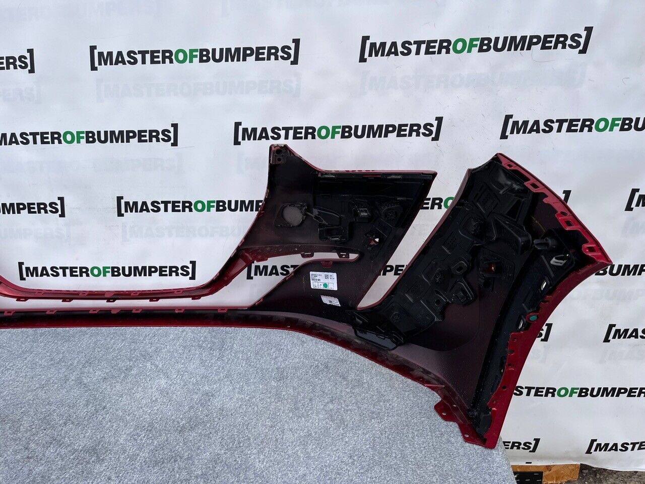 Peugeot 208 Gt Line Mk2 2020-on Front Bumper Red 6 Pdc Genuine [c296]