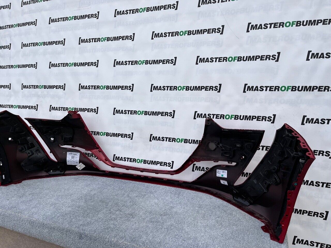 Peugeot 208 Gt Line Mk2 2020-on Front Bumper Red 6 Pdc Genuine [c296]