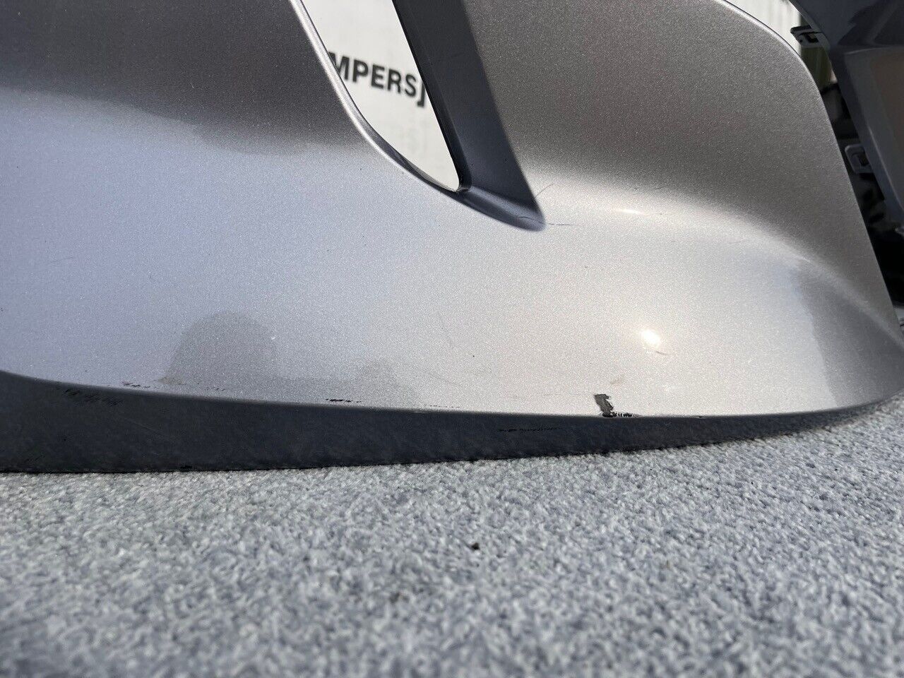 Peugeot 208 Gt Line Mk2 2020-on Front Bumper Grey No Pdc Genuine [c327]