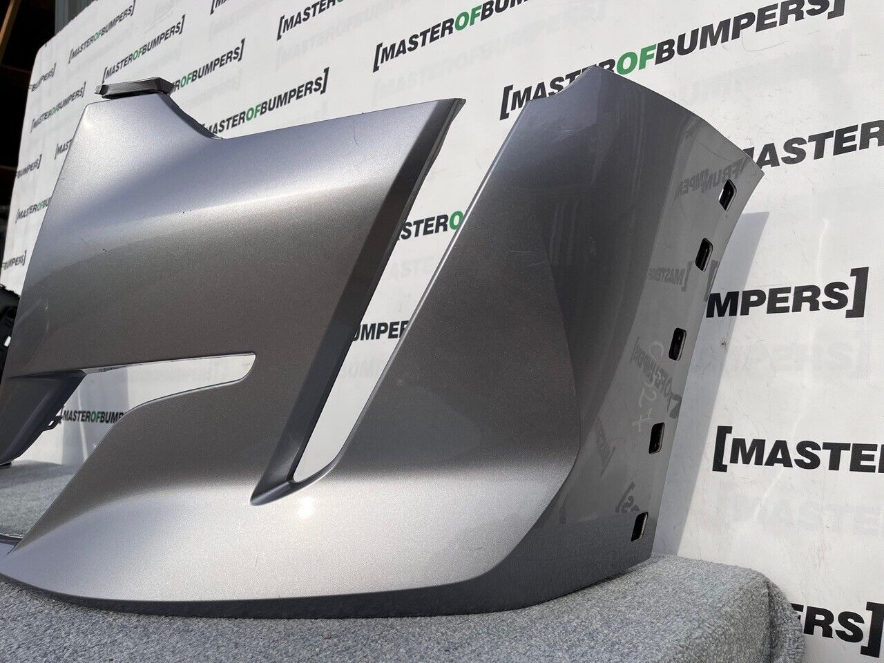 Peugeot 208 Gt Line Mk2 2020-on Front Bumper Grey No Pdc Genuine [c327]