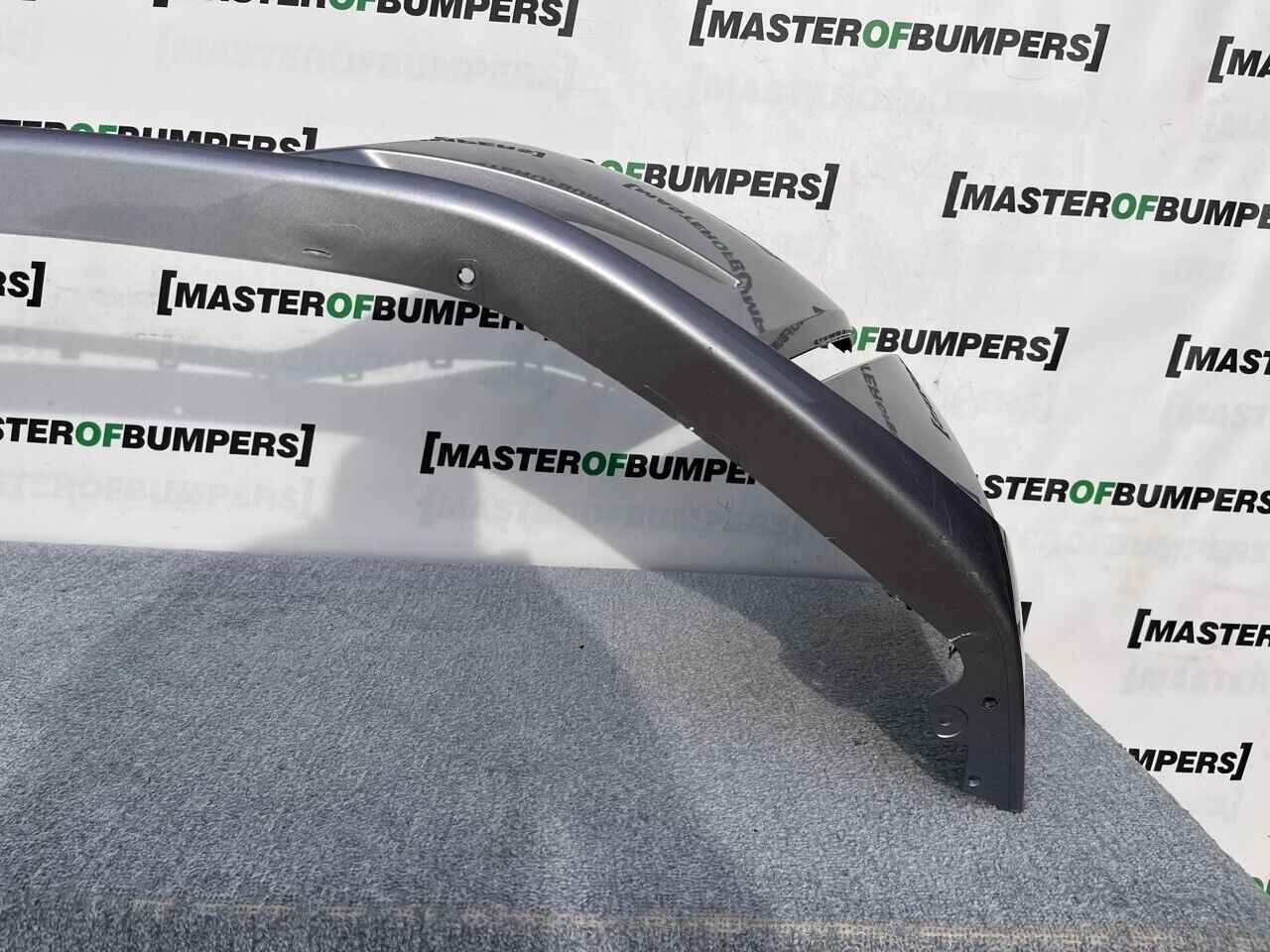Peugeot 208 Gt Line Mk2 2020-on Front Bumper Grey No Pdc Genuine [c327]