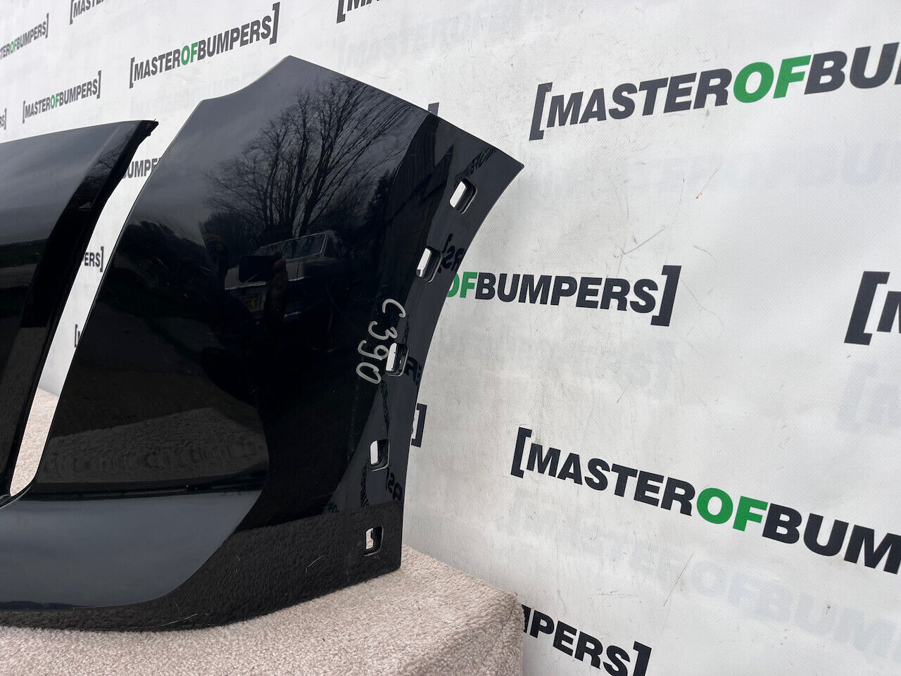 Peugeot 208 Gt Line Mk2 2020-2023 Front Bumper Black No Pdc Genuine [c390]