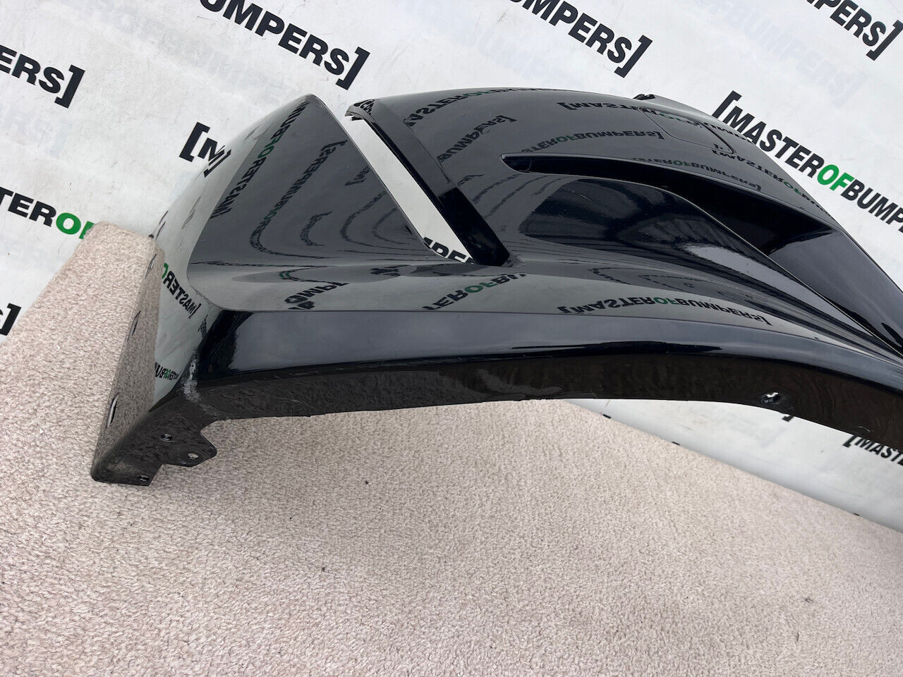 Peugeot 208 Gt Line Mk2 2020-2023 Front Bumper Black No Pdc Genuine [c390]