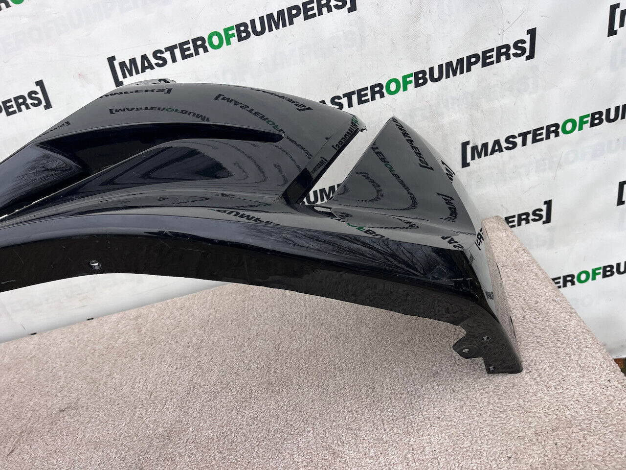 Peugeot 208 Gt Line Mk2 2020-2023 Front Bumper Black No Pdc Genuine [c390]